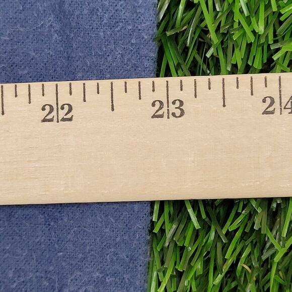 Vintage 80s Woolrich Flannel Button Shirt Womens Large 23x28 Blue Boyfriend - Picture 12 of 13